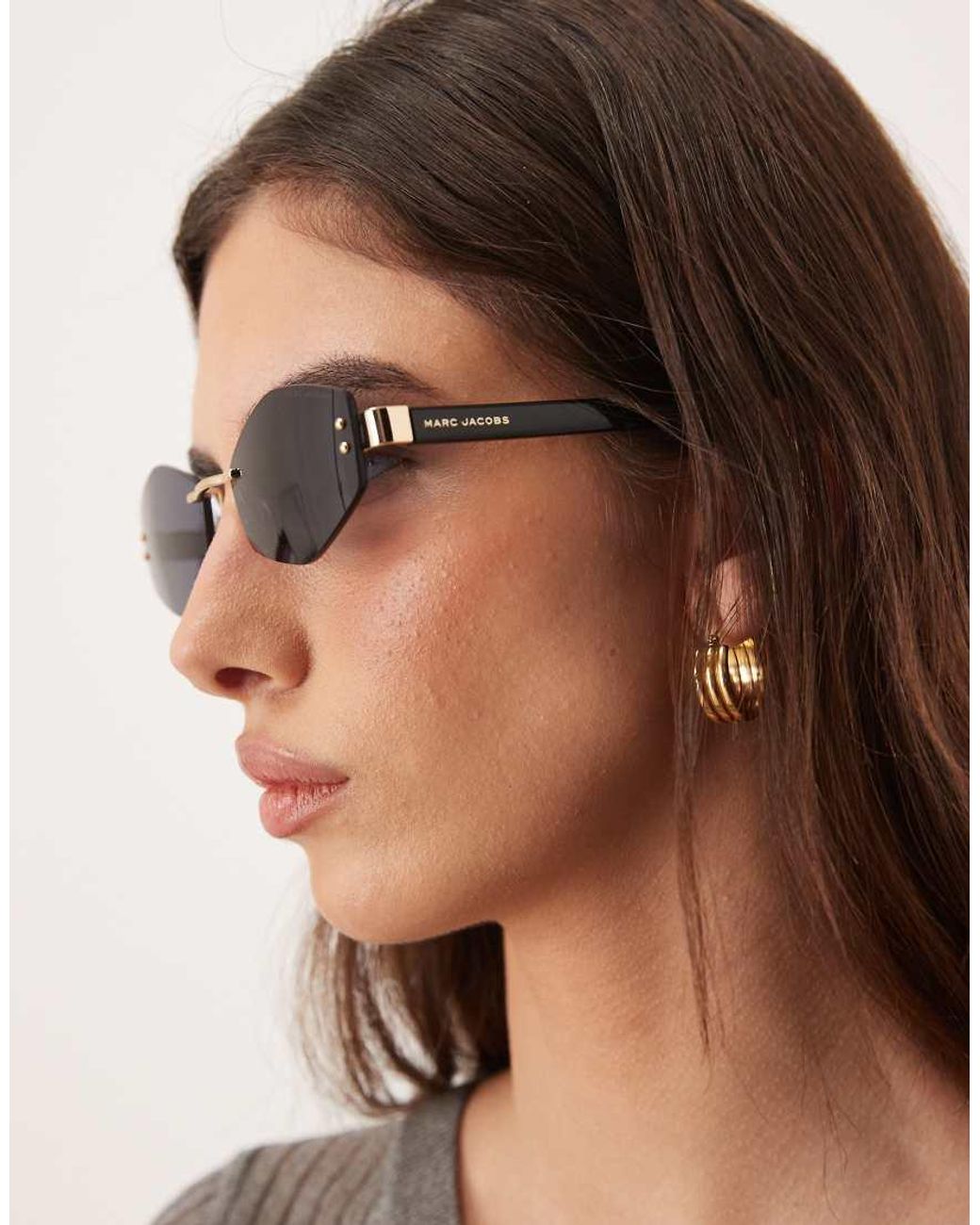 Marc Jacobs Black Marc Jacobs Square Sunglasses