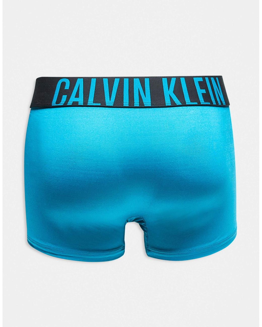 Calvin Klein Blue Intense Power 3 Pack Microfibre Trunks for men