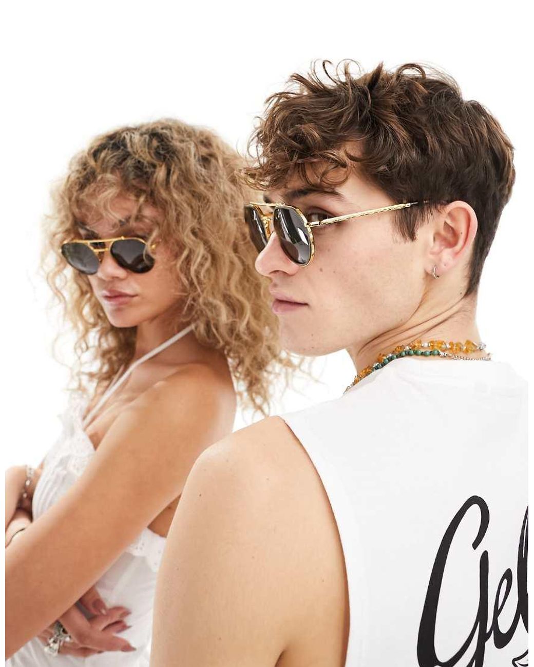 Ray-Ban Brown Acetate Metal Mix Round Sunglasses