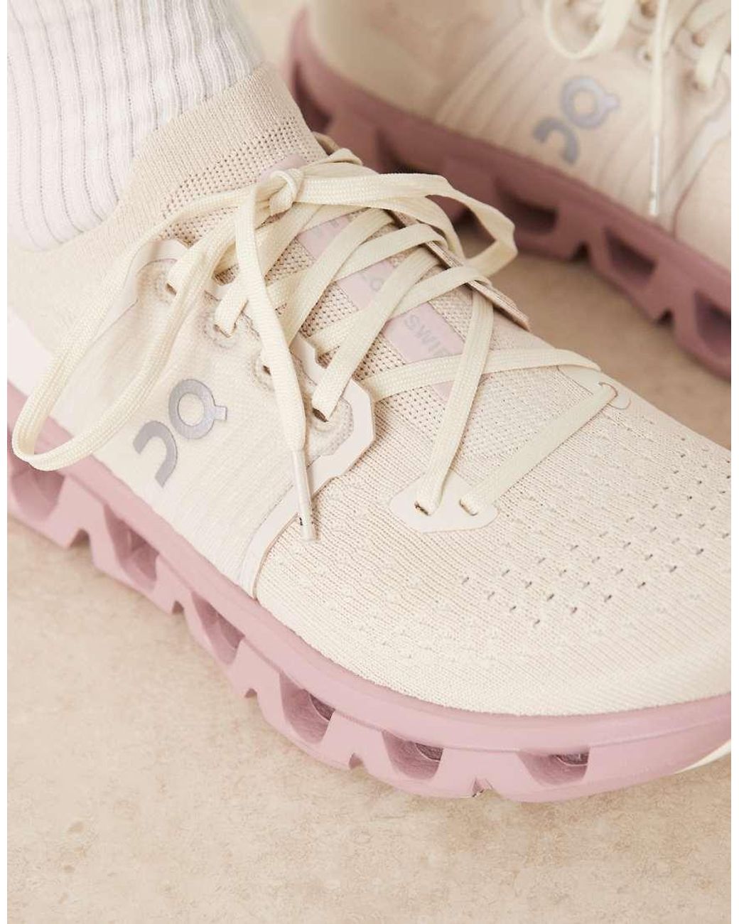 On Shoes Natural Cloudswift 4 Running Trainers