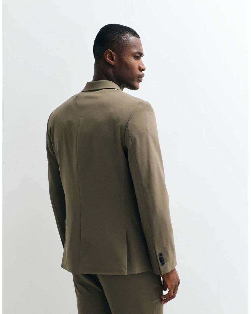 ASOS Green Flexmaxtm Skinny Suit Jacket for men