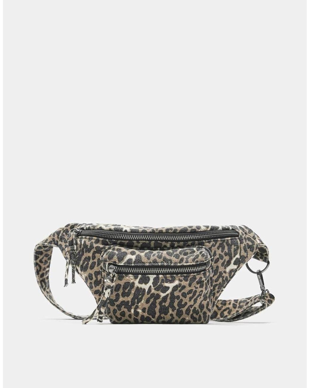 Marsupio Con Stampa Leopardata di Pull&Bear in Gray