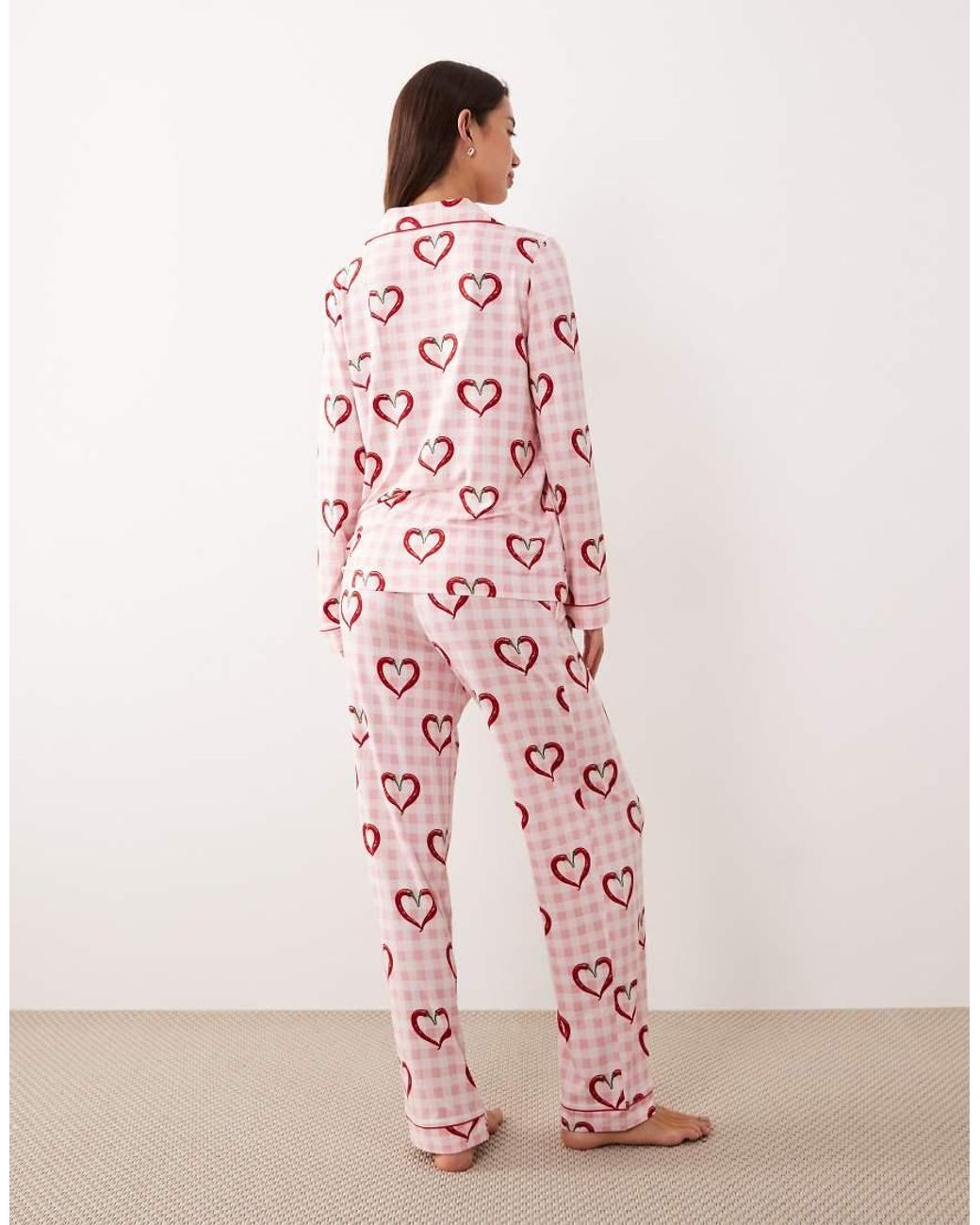 Chelsea Peers Pink Long Pajama Set