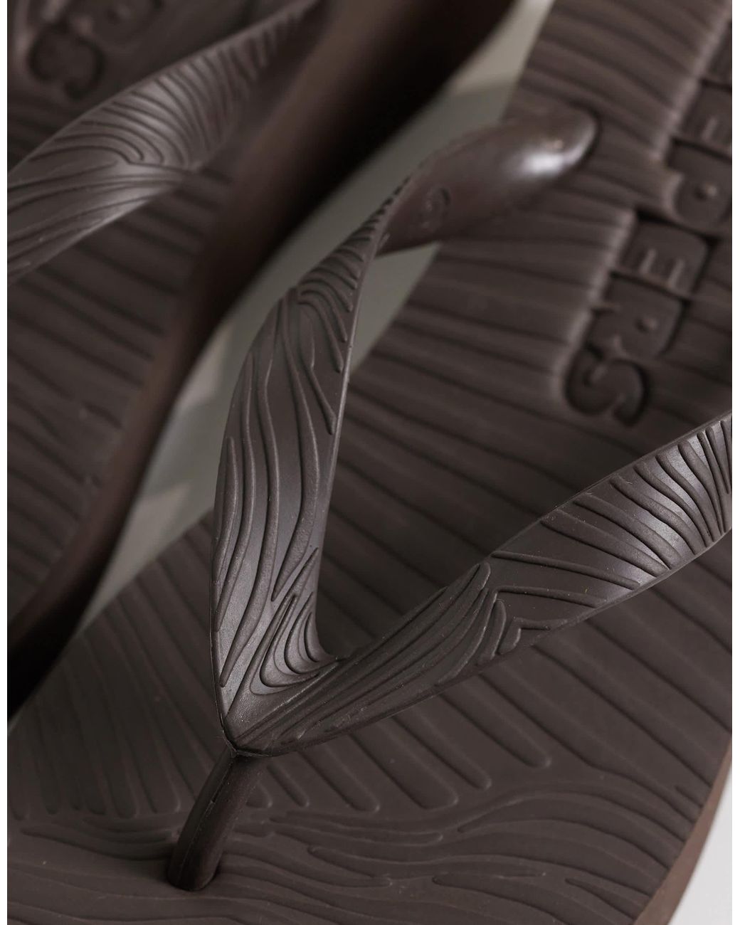 Sleeper Gray High Platform Thongs