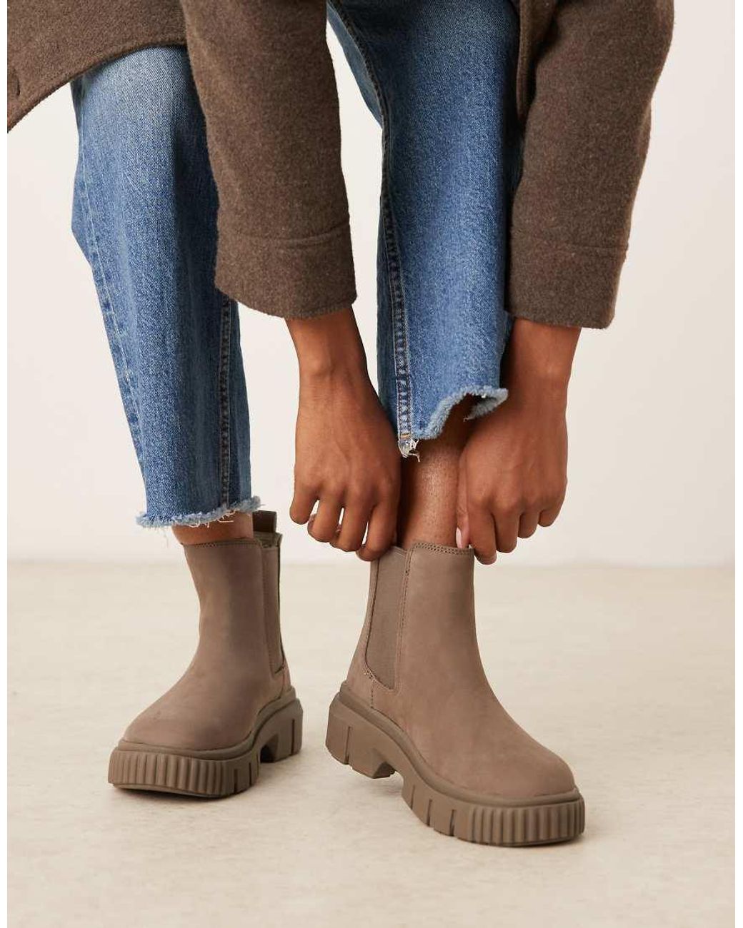 Timberland Blue Greyfield Chelsea Boots