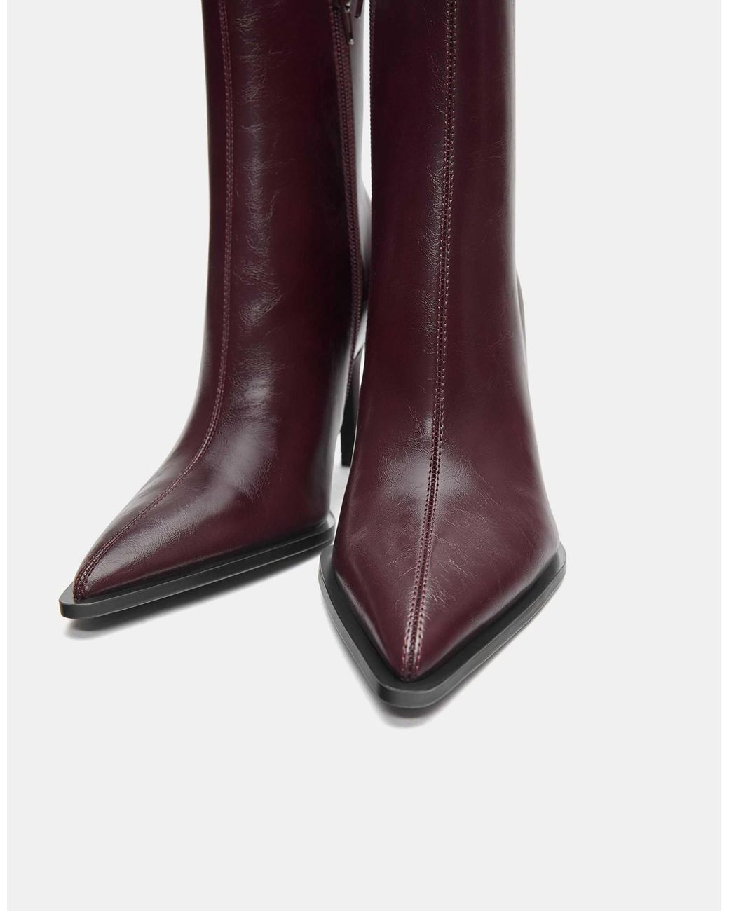 Pull&Bear Purple – stiefeletten