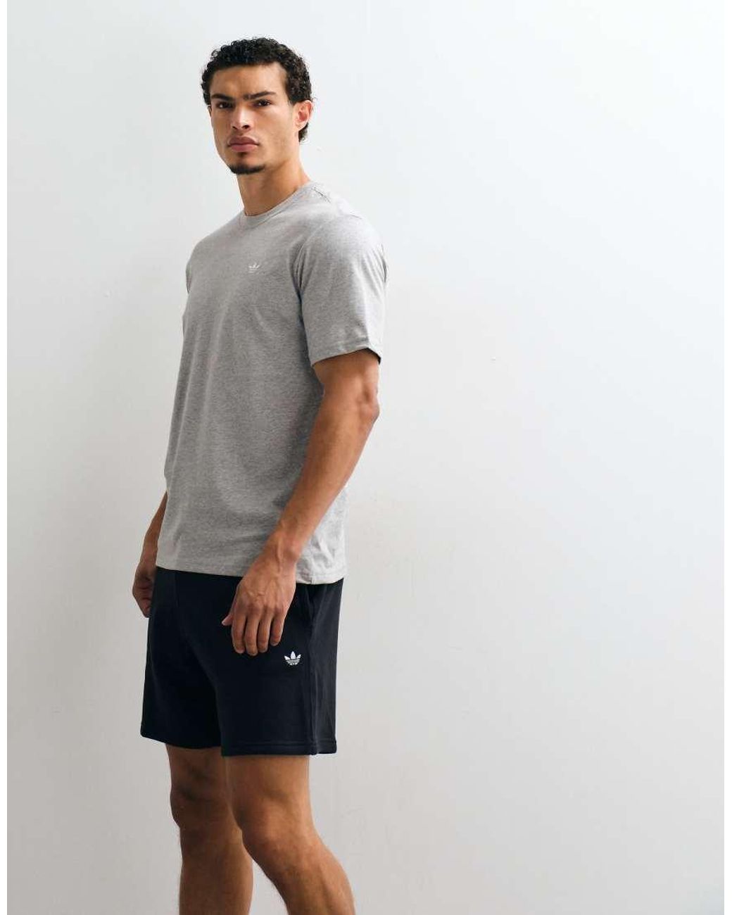Adidas Originals Gray Essential Shorts for men