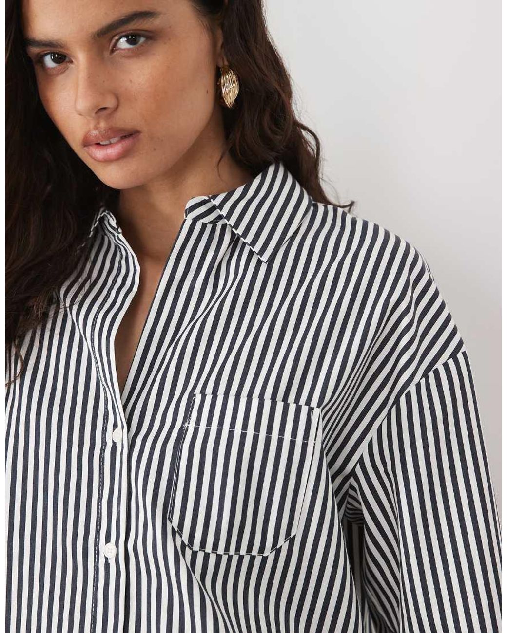 Mango Gray Classic Shirt