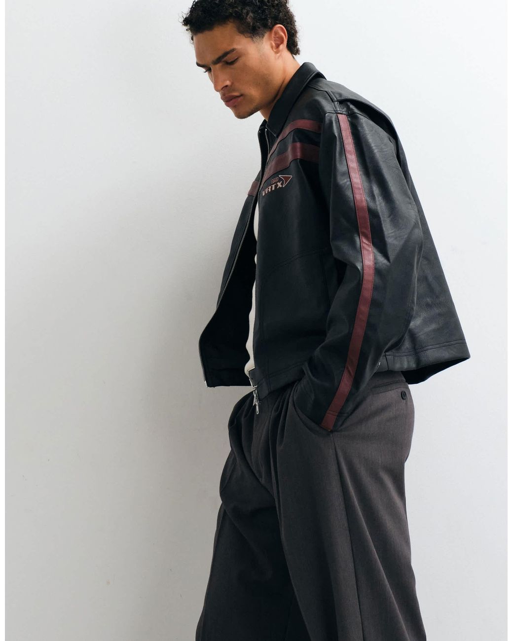 Veste ASOS pour homme en coloris Black