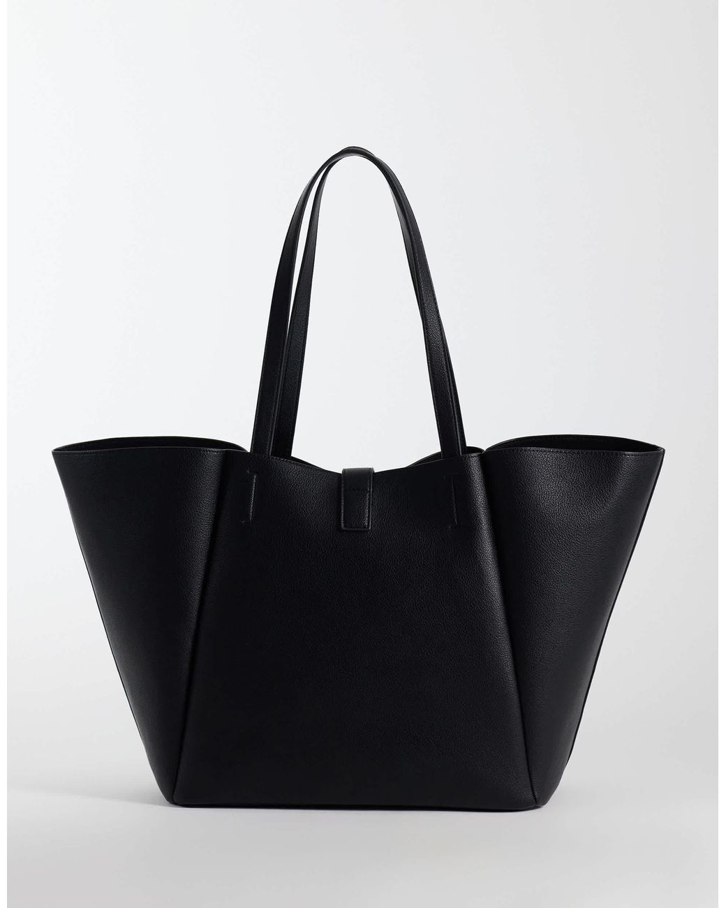 ASOS Black Tote-bag mit flügel-detail und schlossdetail