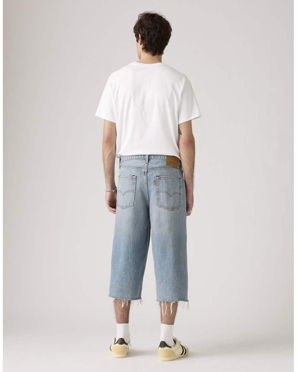 Levi's Blue 478 Baggy Capris for men