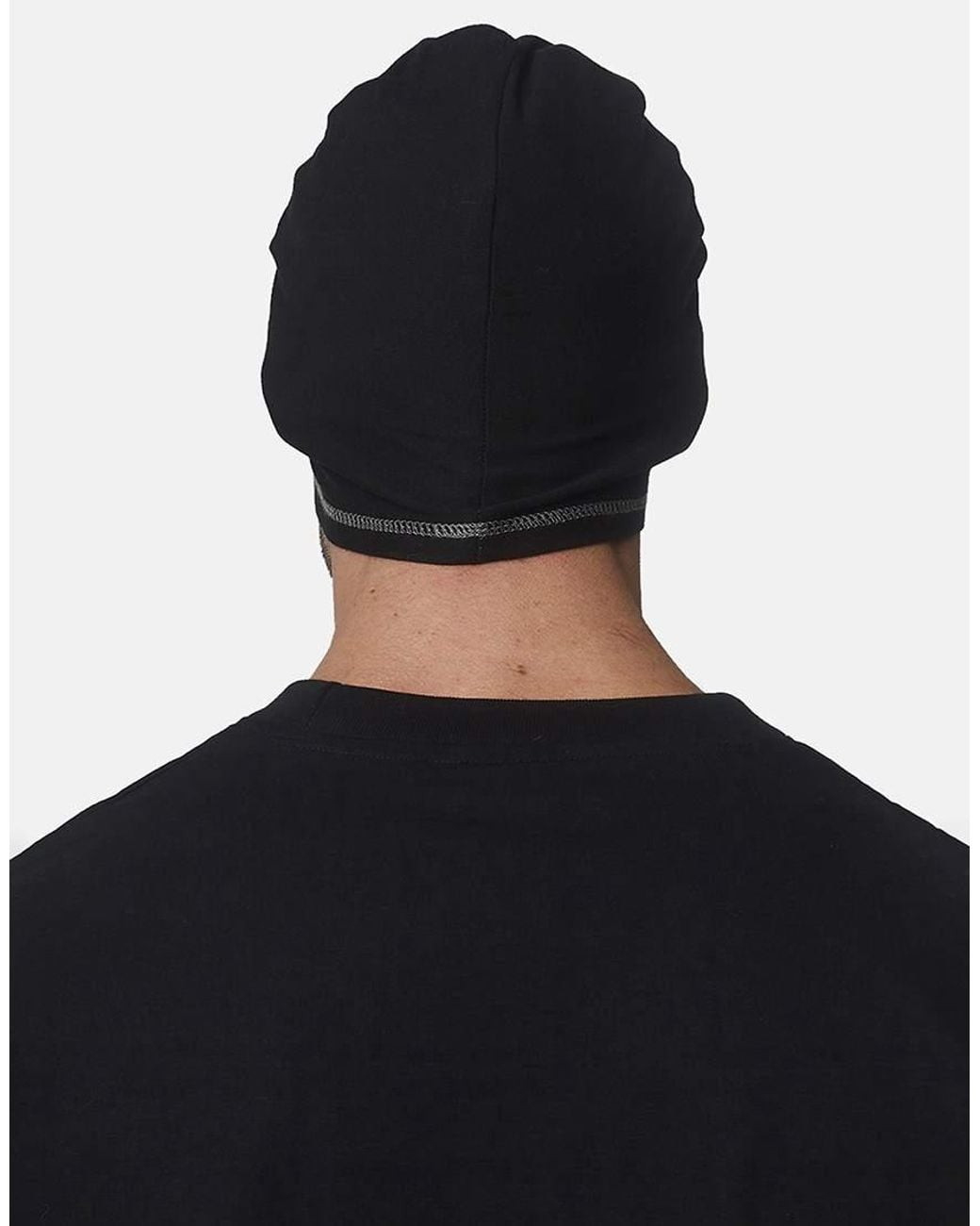 Good For Nothing Black Knitted Active Sports Skully Beanie for men