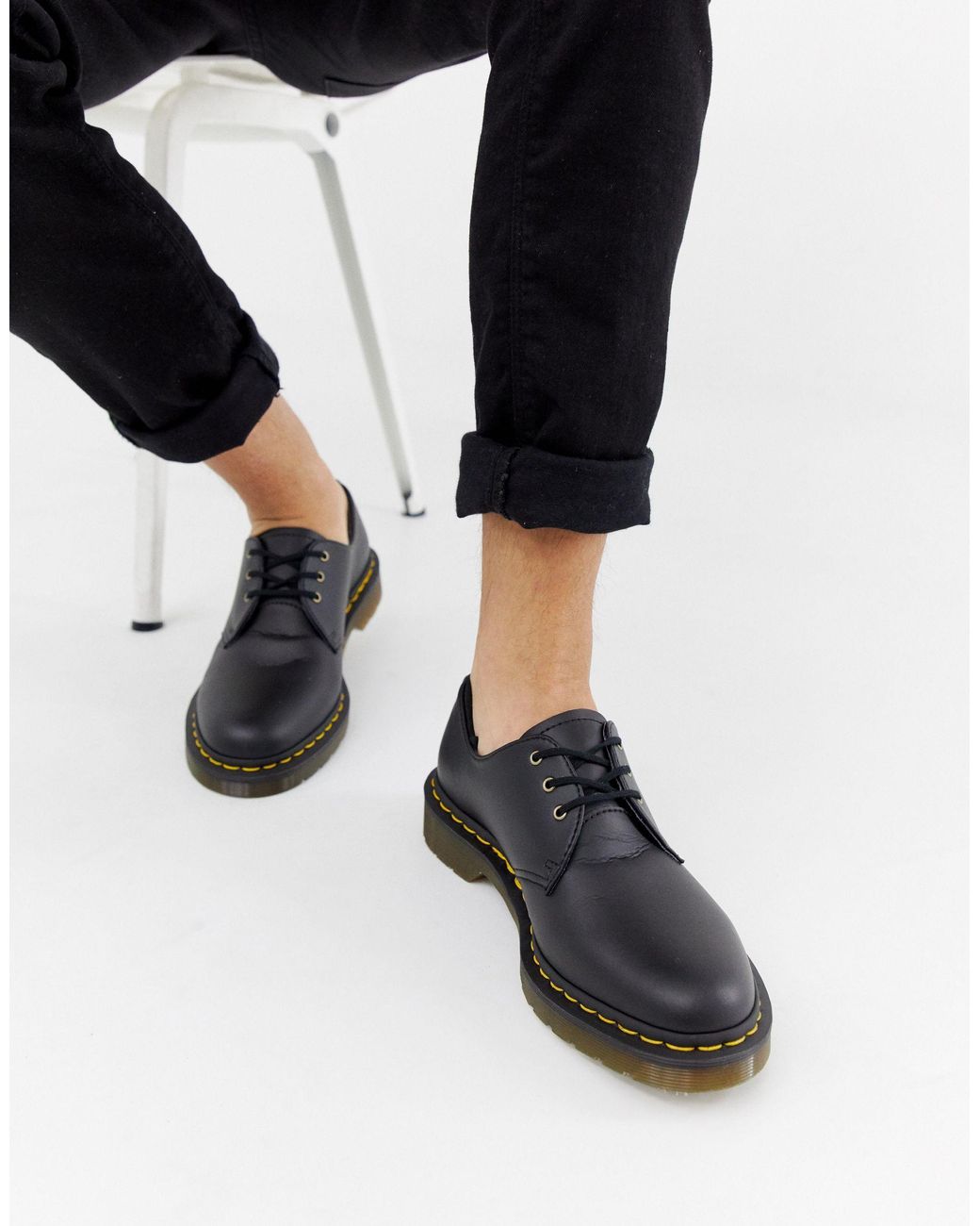dr martens 1461 with jeans