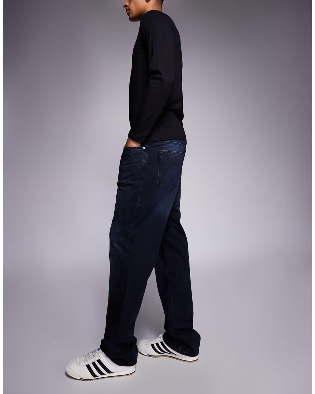 HUGO Blue Nate baggy Fit Jeans for men