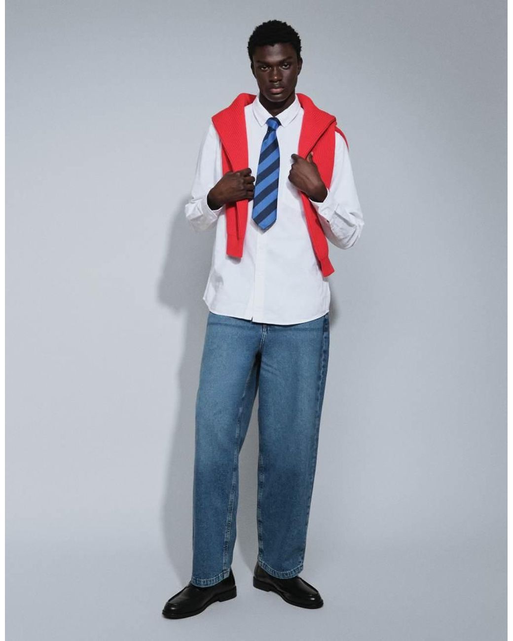ASOS White Regular Fit Oxford Shirt for men