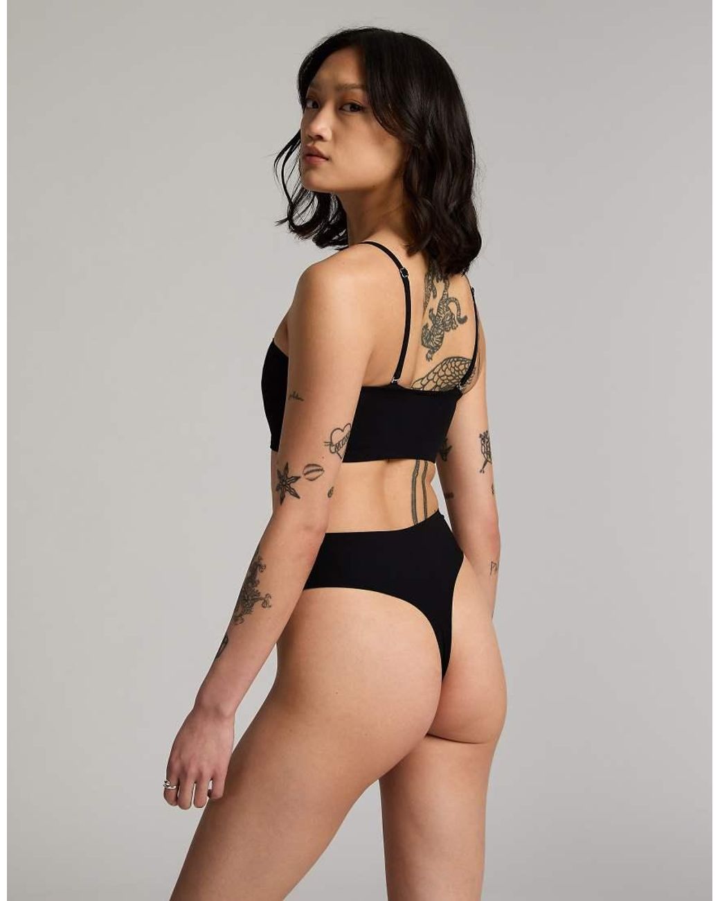 Hunkemöller Black Smooth Thong