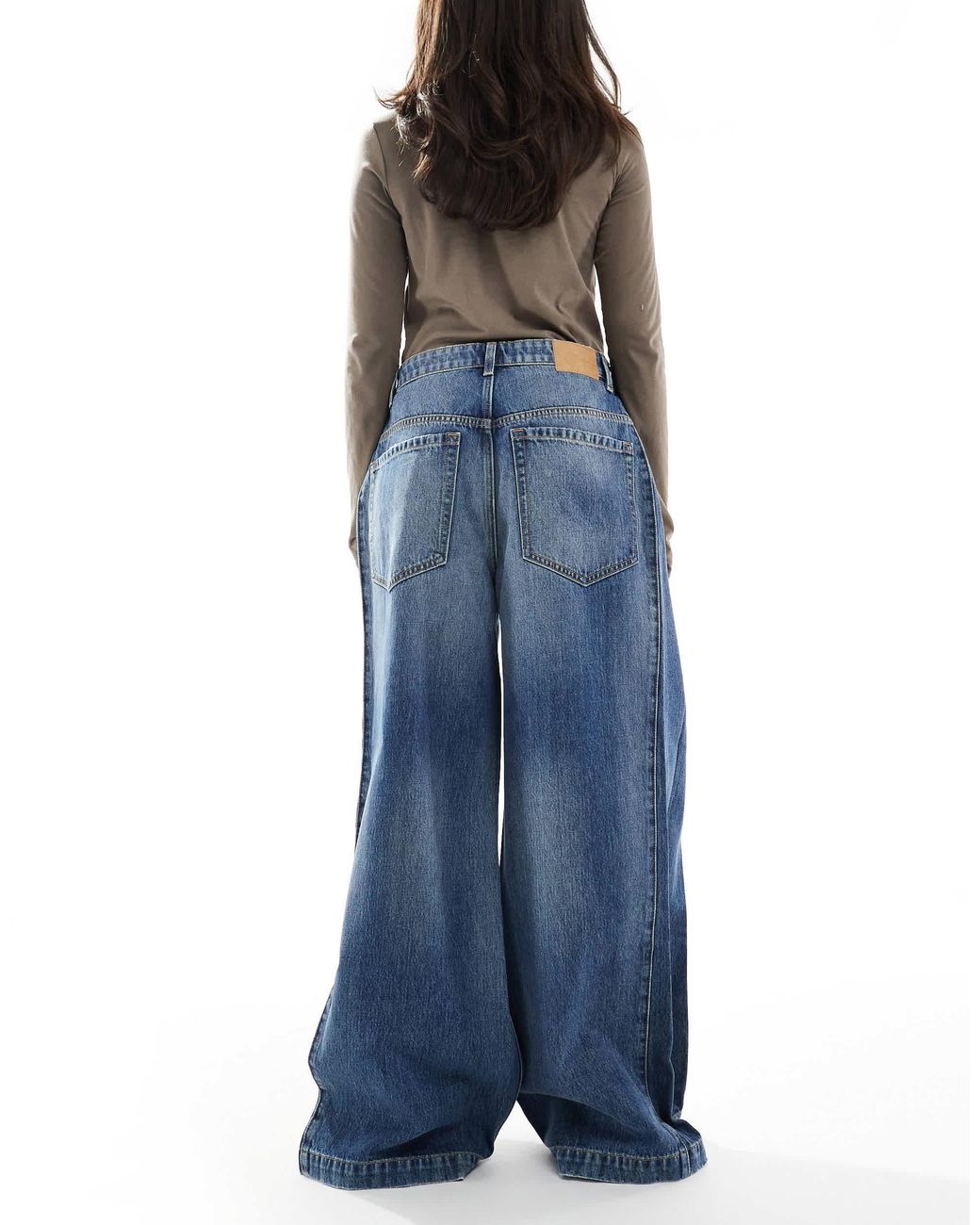 91 - jean ample - florence Cotton On en coloris Blue