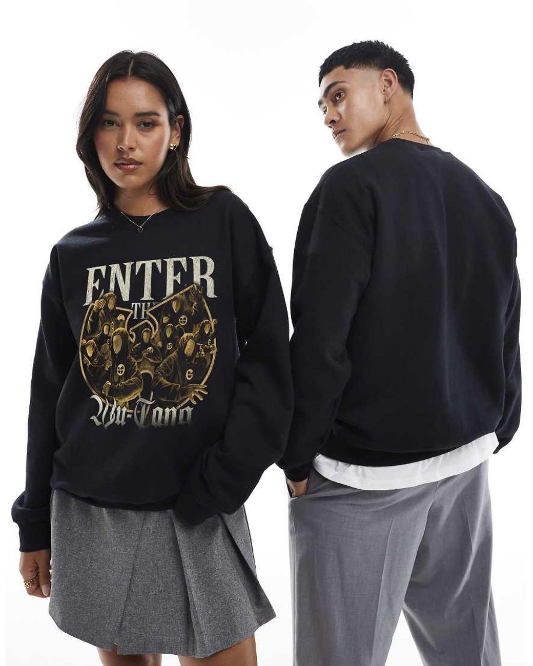 PRNT Black X Wu-Tang Clan Enter The Wu Relaxed Fit Sweatshirt