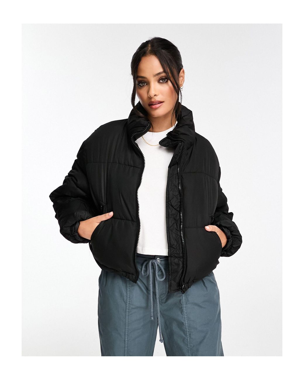 Cropped jacke cheap bershka