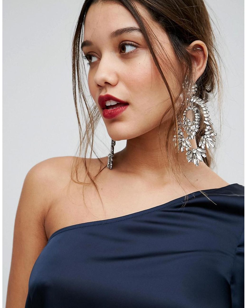ALDO Statement Crystal Drop Earrings Lyst