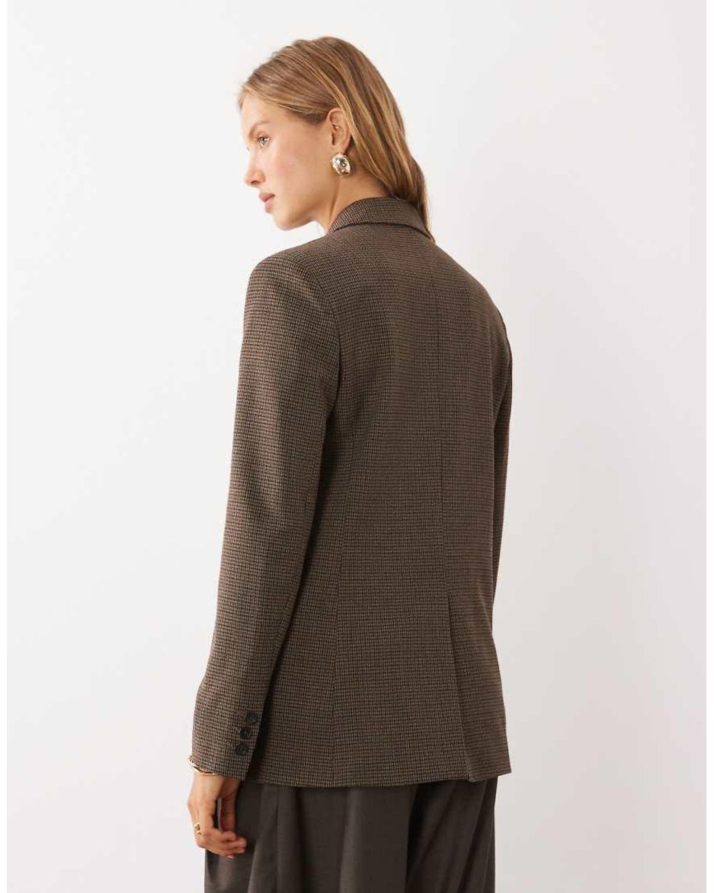 Mango Brown Irise Tailored Blazer