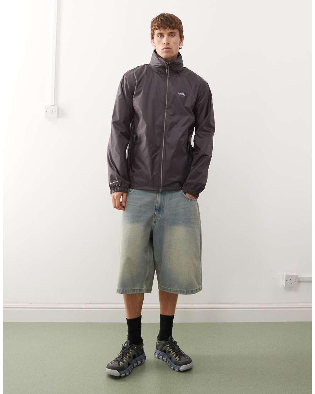 Regatta Gray Lyle Iv Waterproof Jacket for men