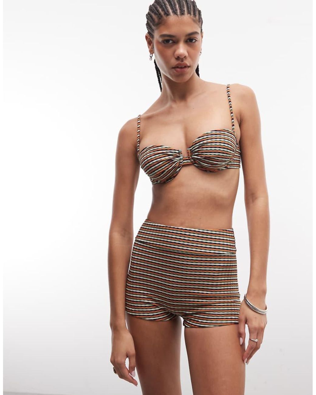 ASOS Brown Dori Bikini Short