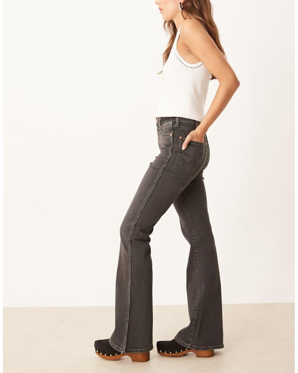 Wrangler Natural Montana Flare Jeans