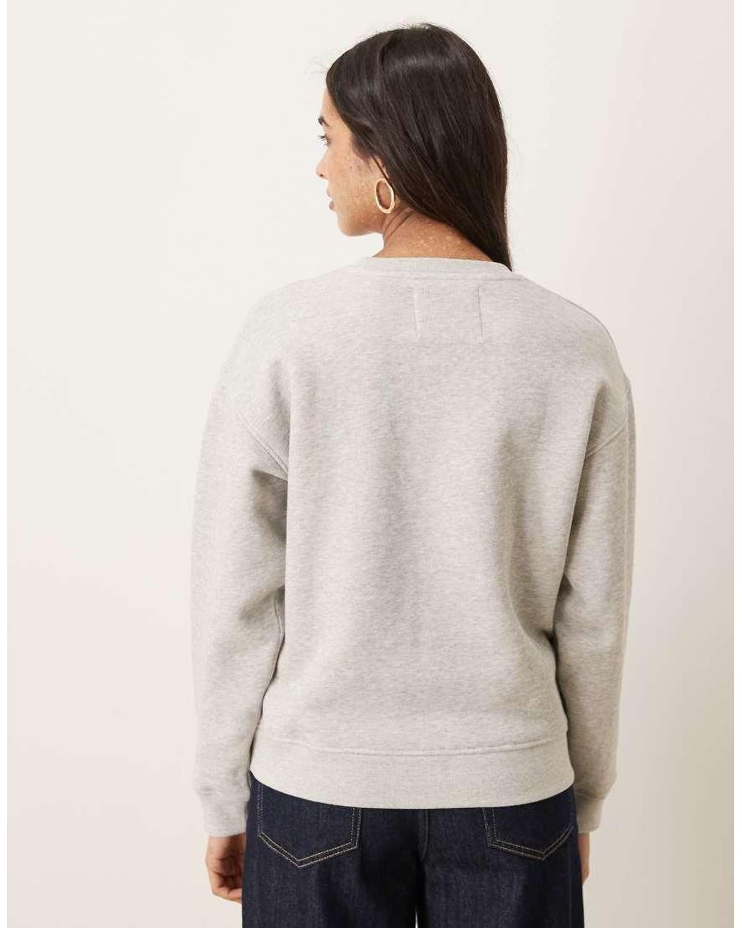 Gant Natural Graphic Logo Crew Neck Sweater