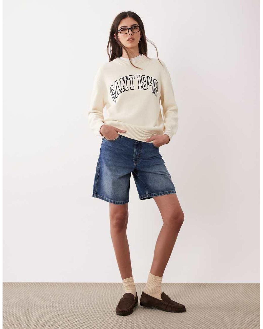 Gant Natural Cotton C-Neck T-Shirt