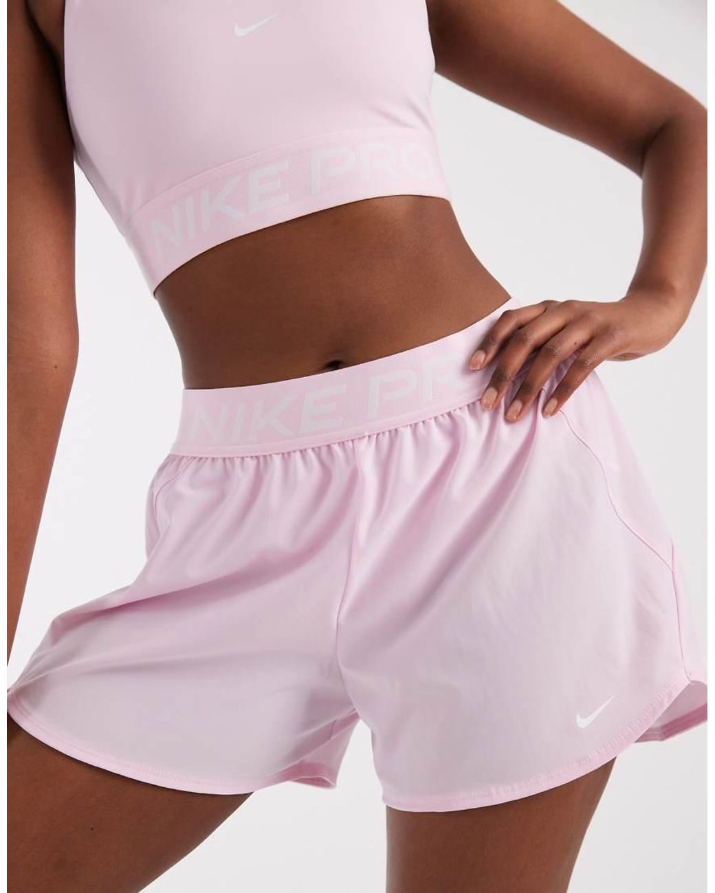 Nike Pink Pro Dri-fit 365 3 Inch Shorts