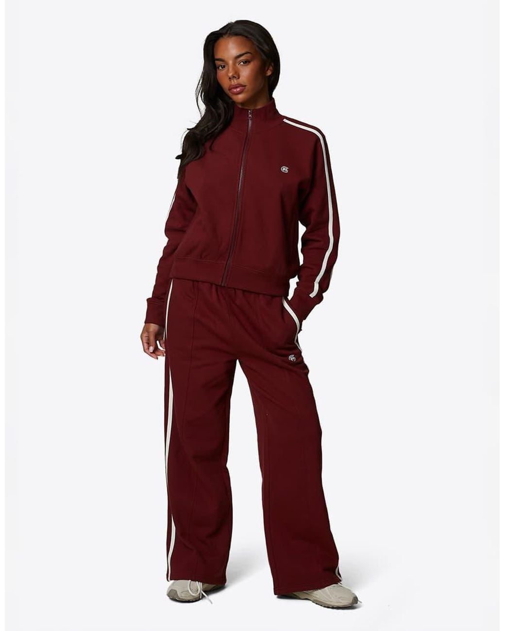 Good For Nothing Red Wide Leg Sport Jogger