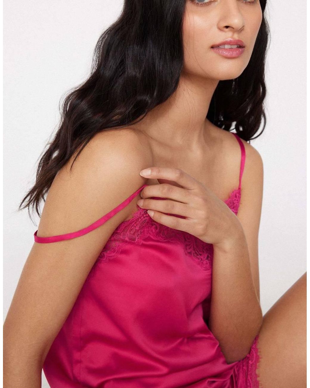 Tezenis Pink Camisole With Narrow Shoulder Straps