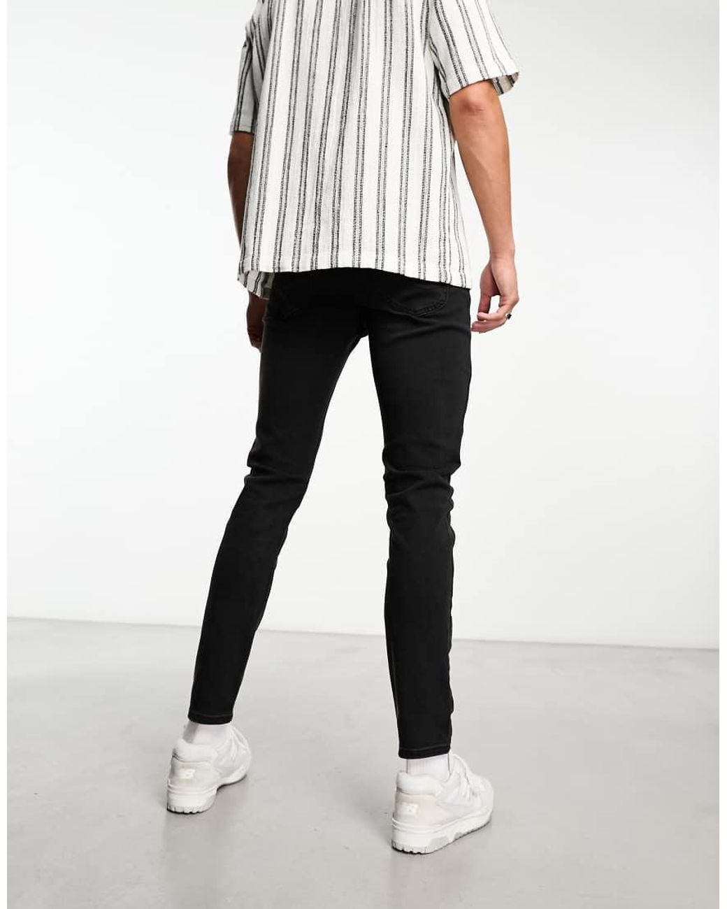 Lee Jeans Black Malone Skinny Jean for men