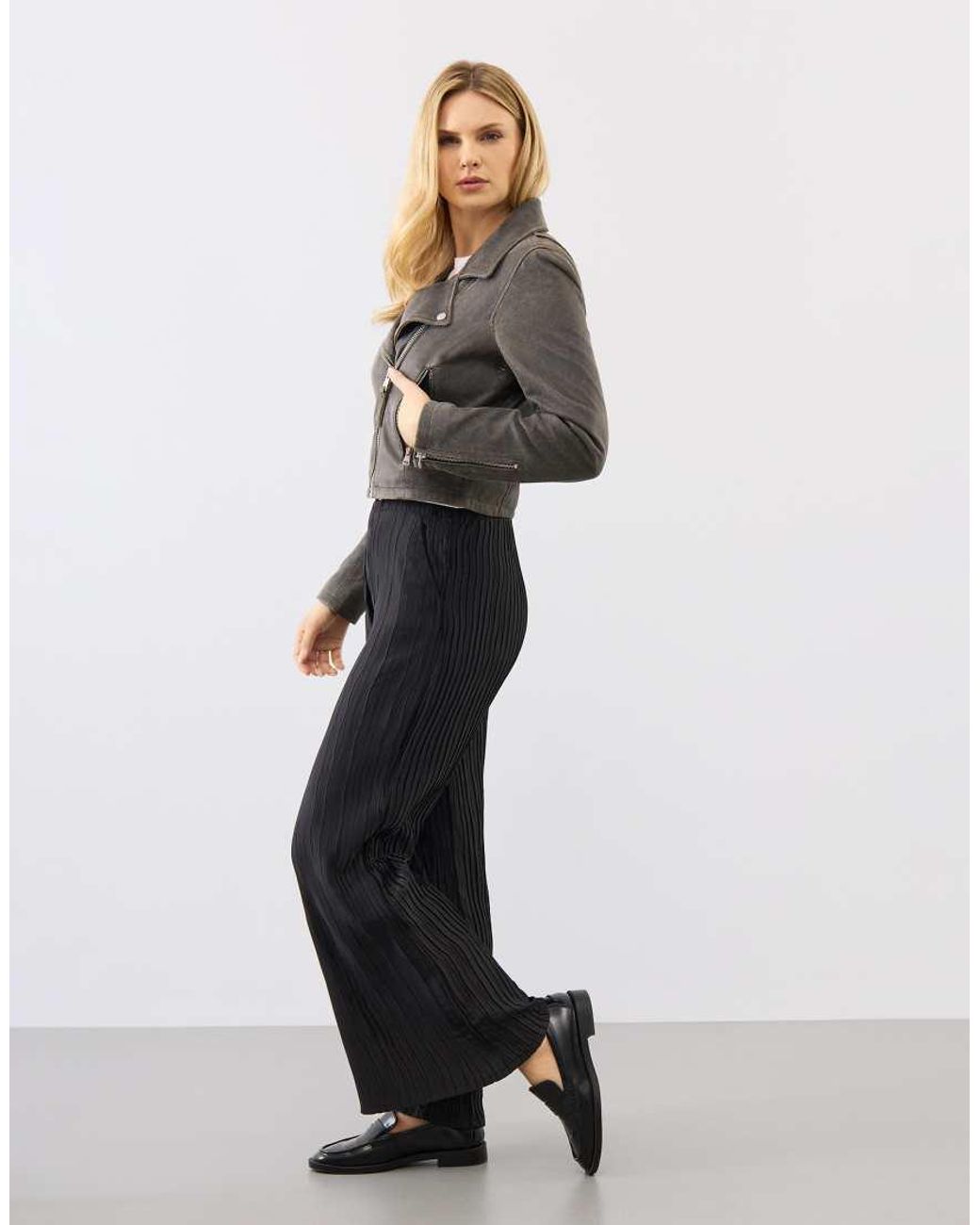 Bolongaro Trevor Gray Real Leather Millie Biker
