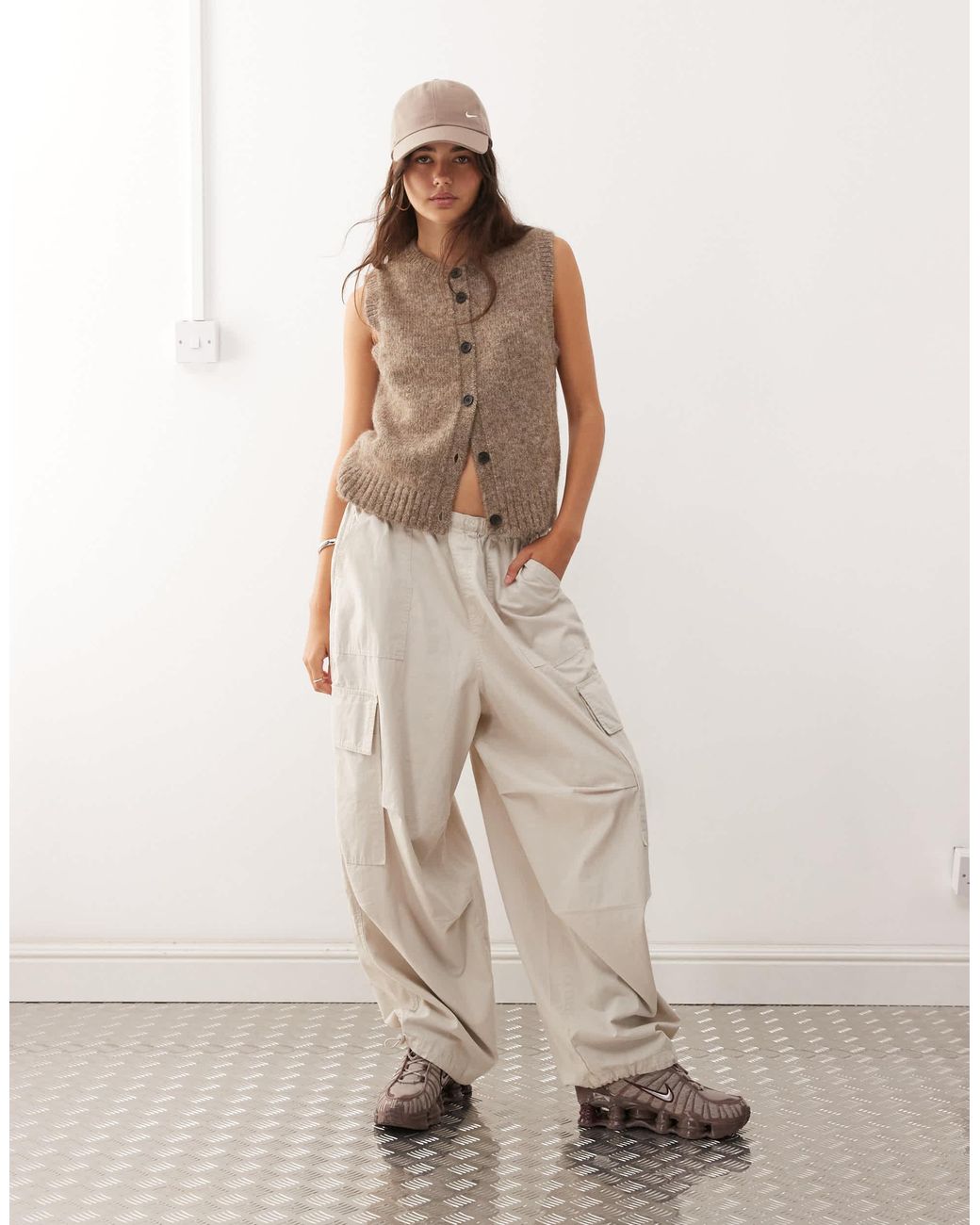 Weekday Brown – strickweste