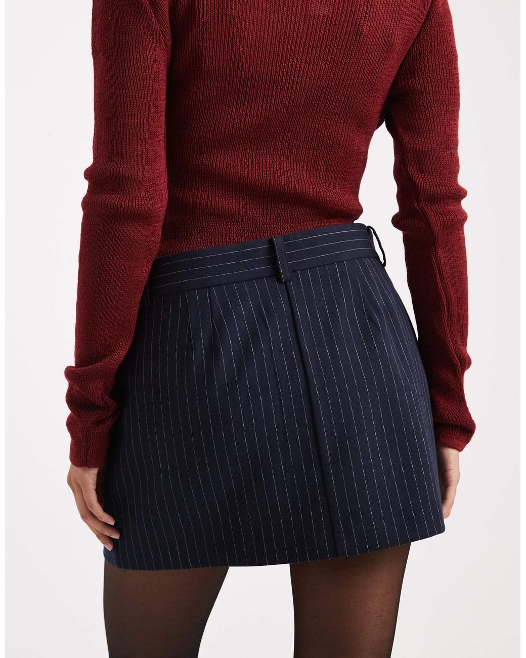 ASOS Red Micro Mini Skirt