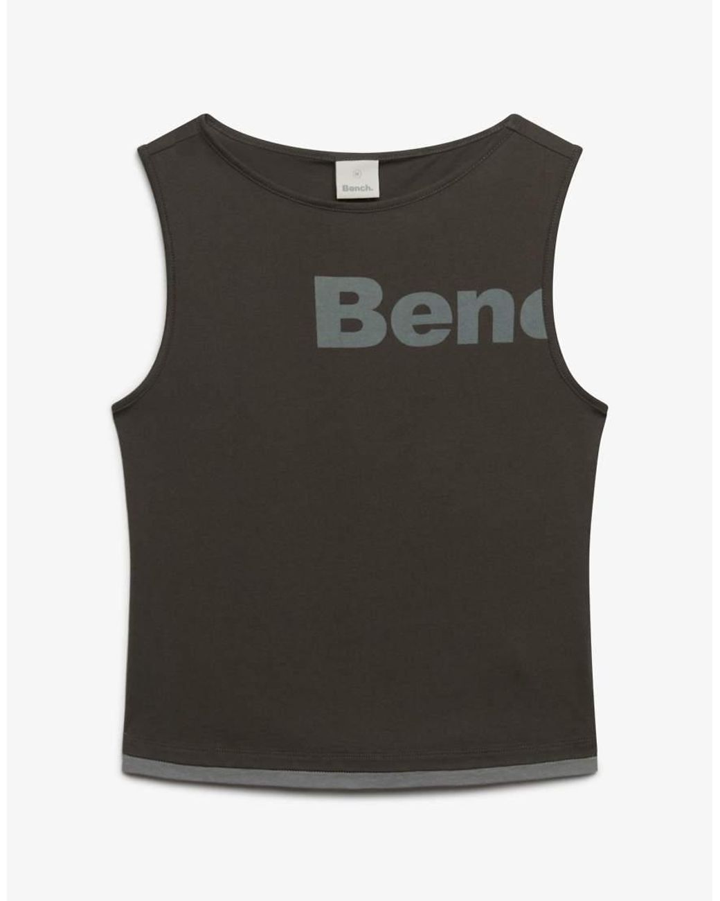 Bench x Superdry & Co Green Fitted Layer Tank Vest