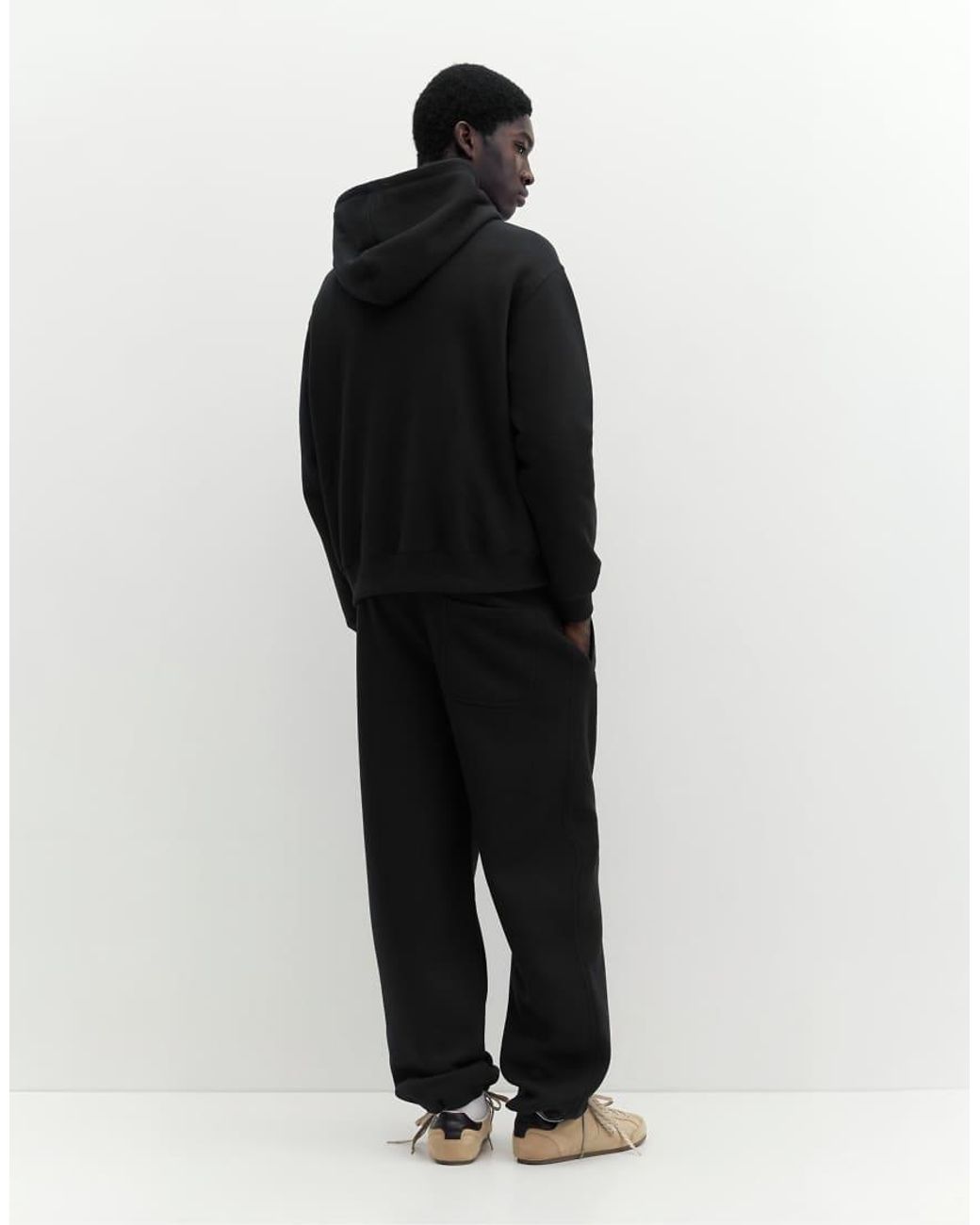 Pull&Bear Baggy Joggers in het White voor heren