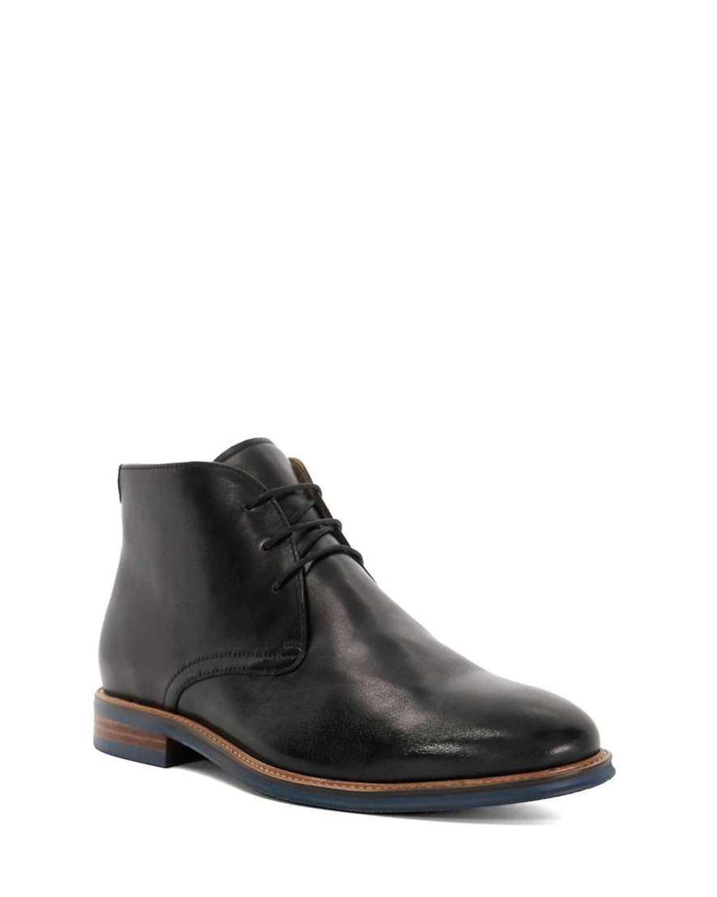 Dune Black Millers Chukka Boots for men