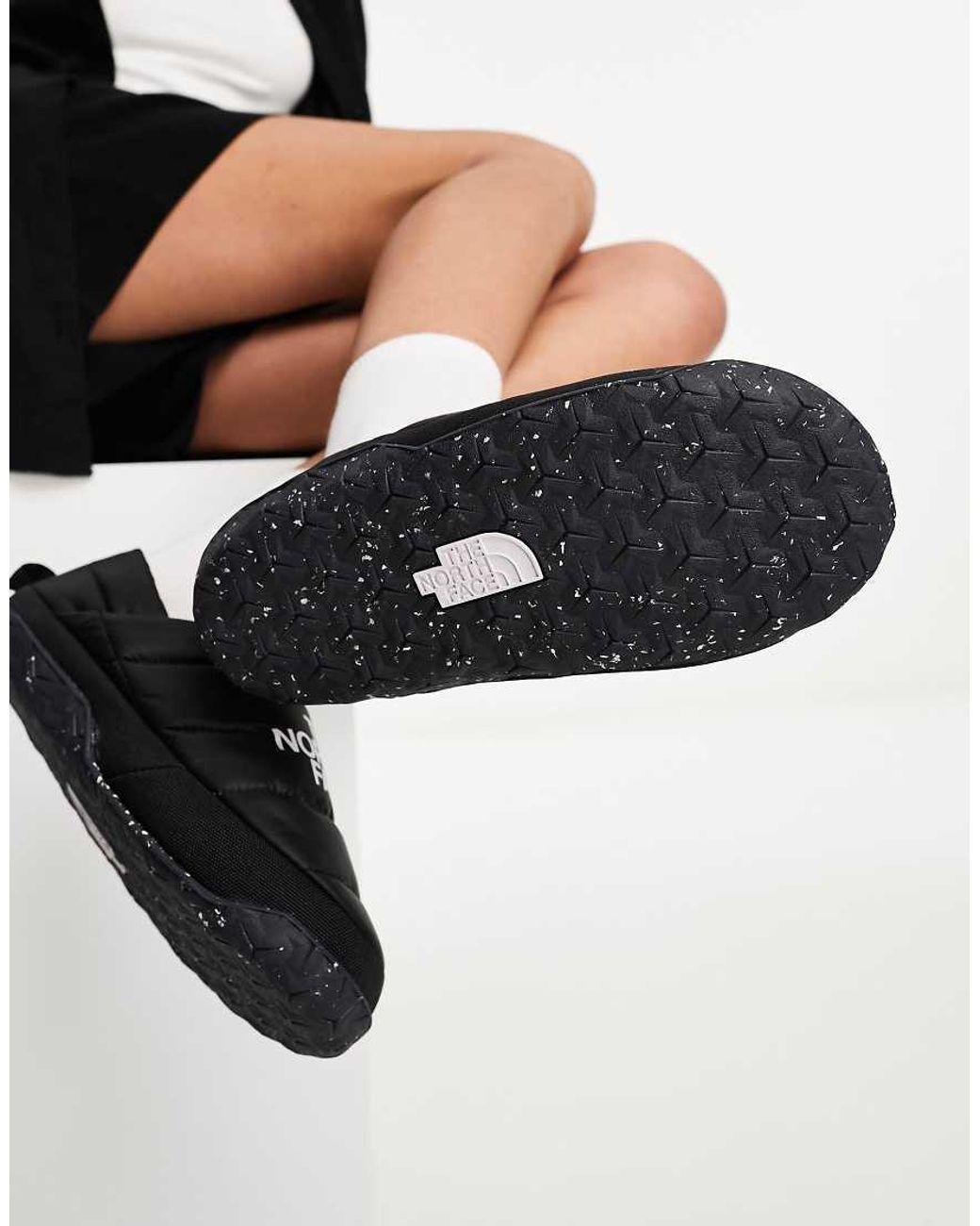 The North Face Black Nuptse Down Insulated Mules