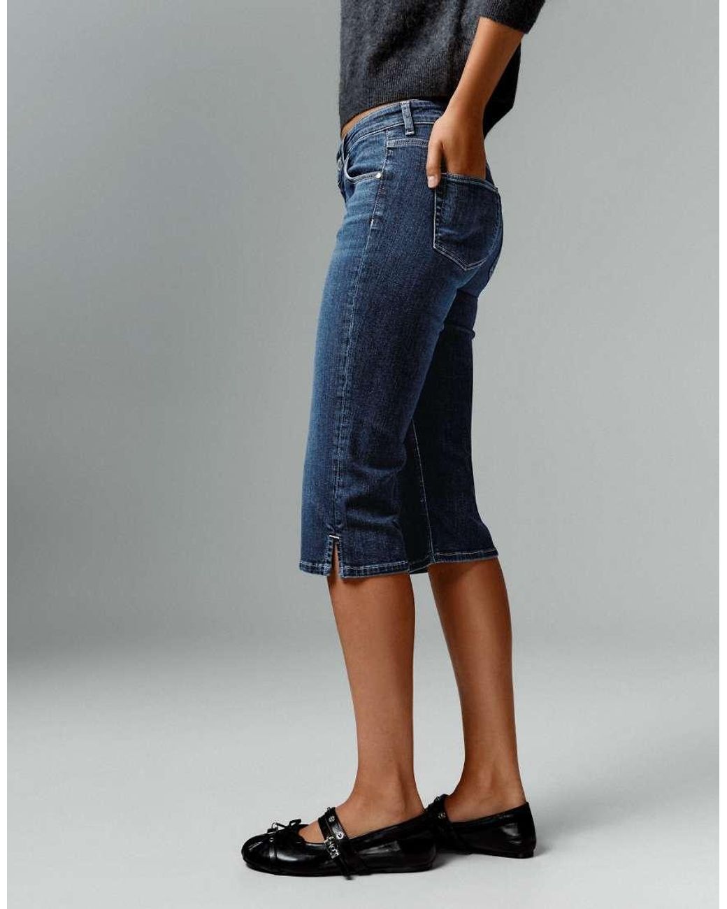 Bershka Blue Capris