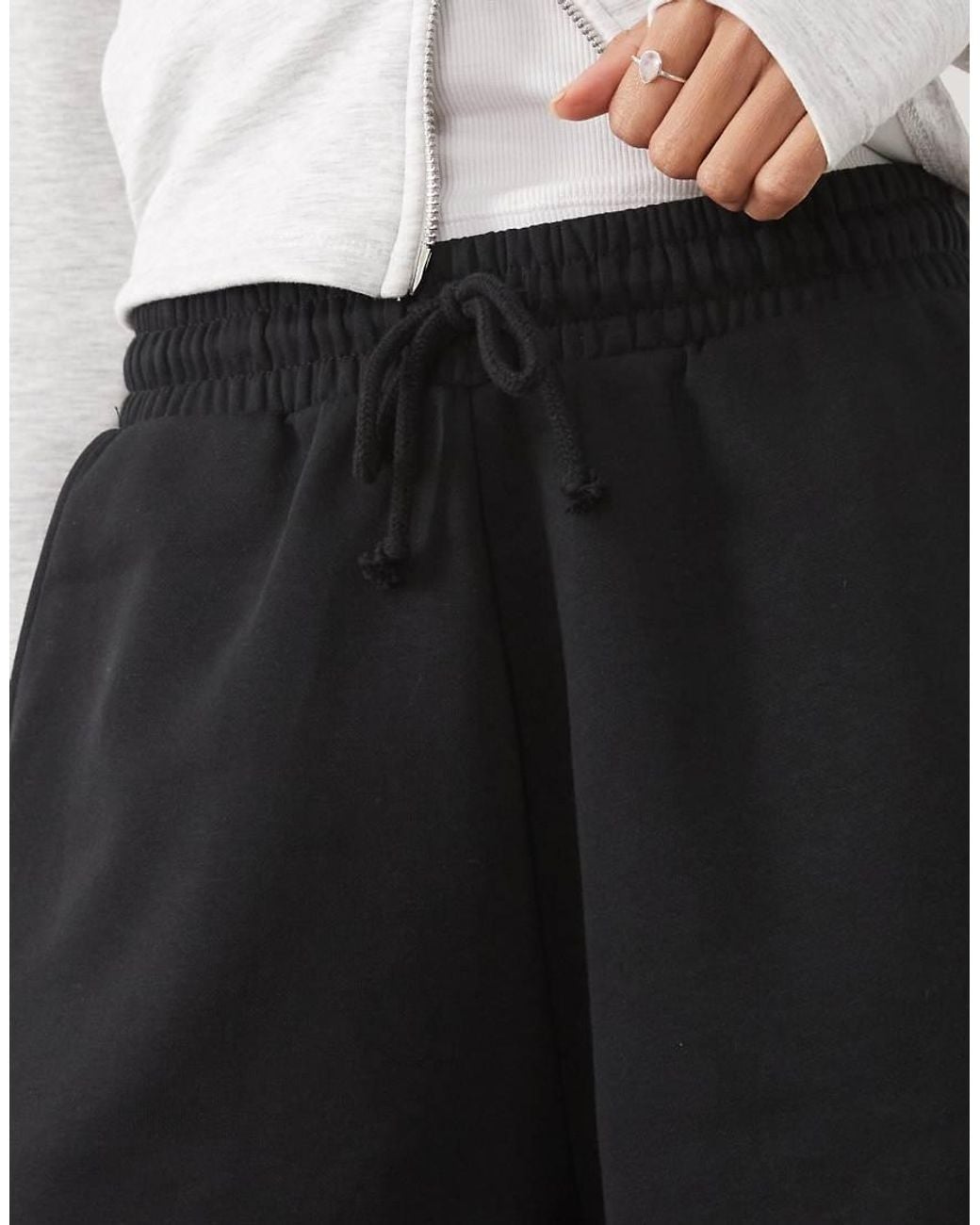 ASOS White Sweat Runner Short