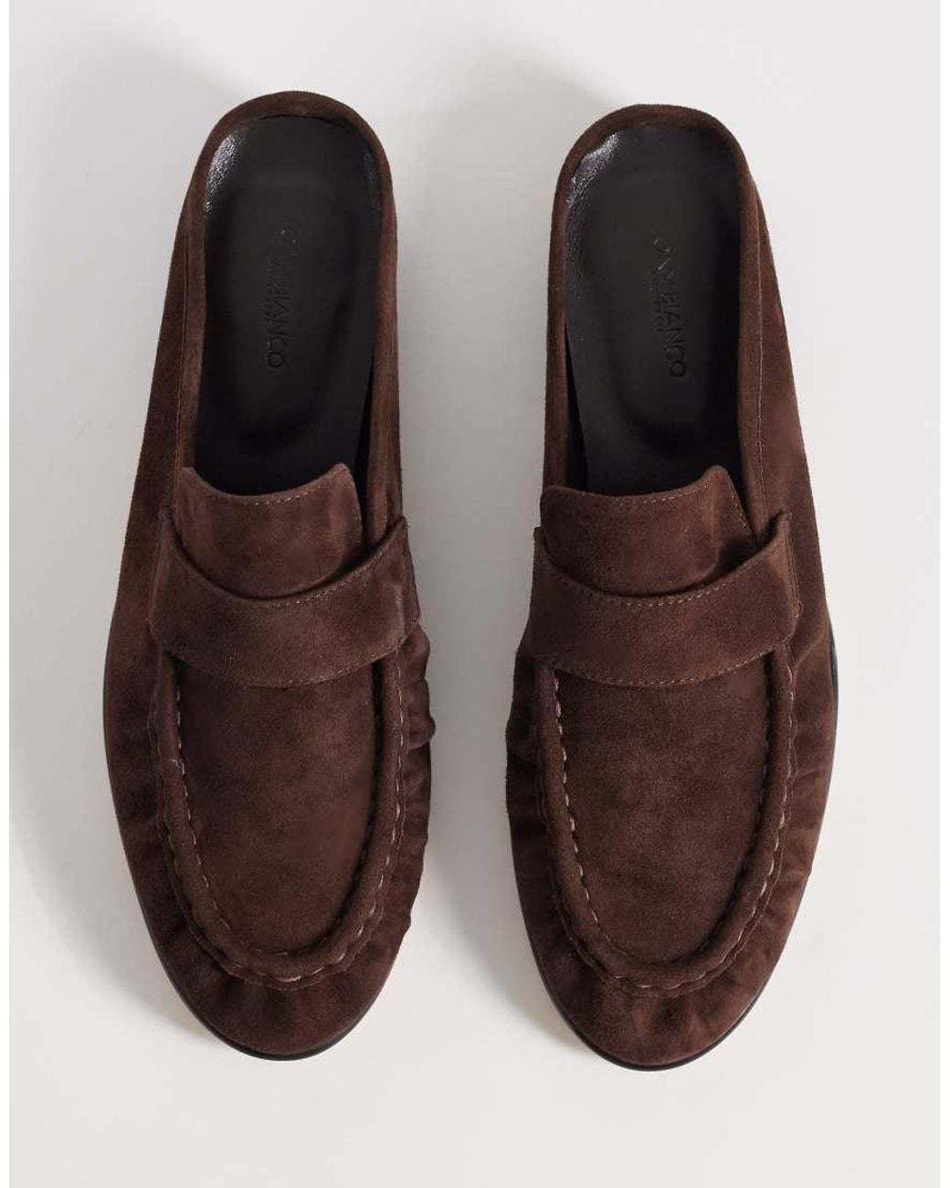 Tony Bianco Brown Glacier Loafer Mules