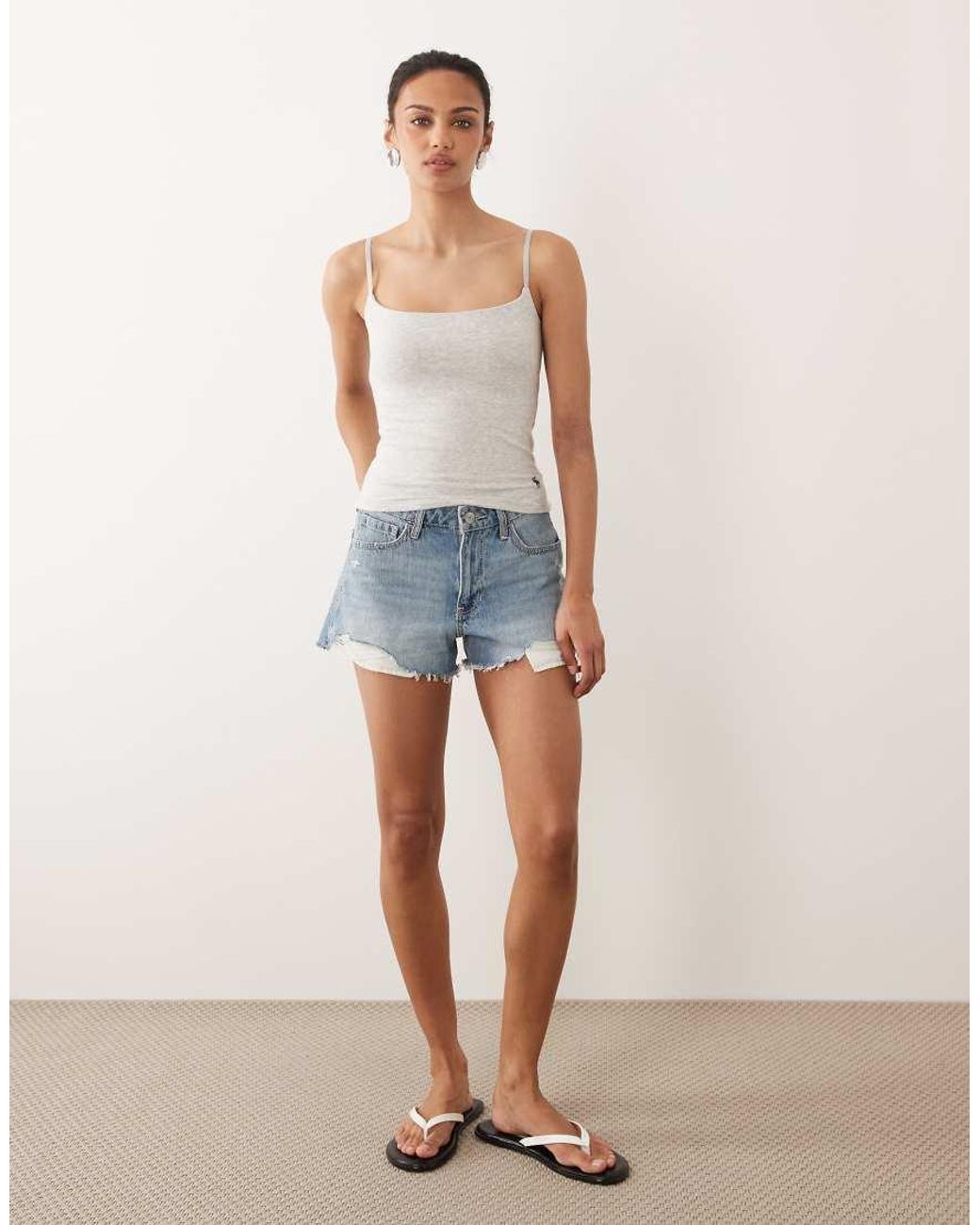 Abercrombie & Fitch Blue 90s Cami With Built