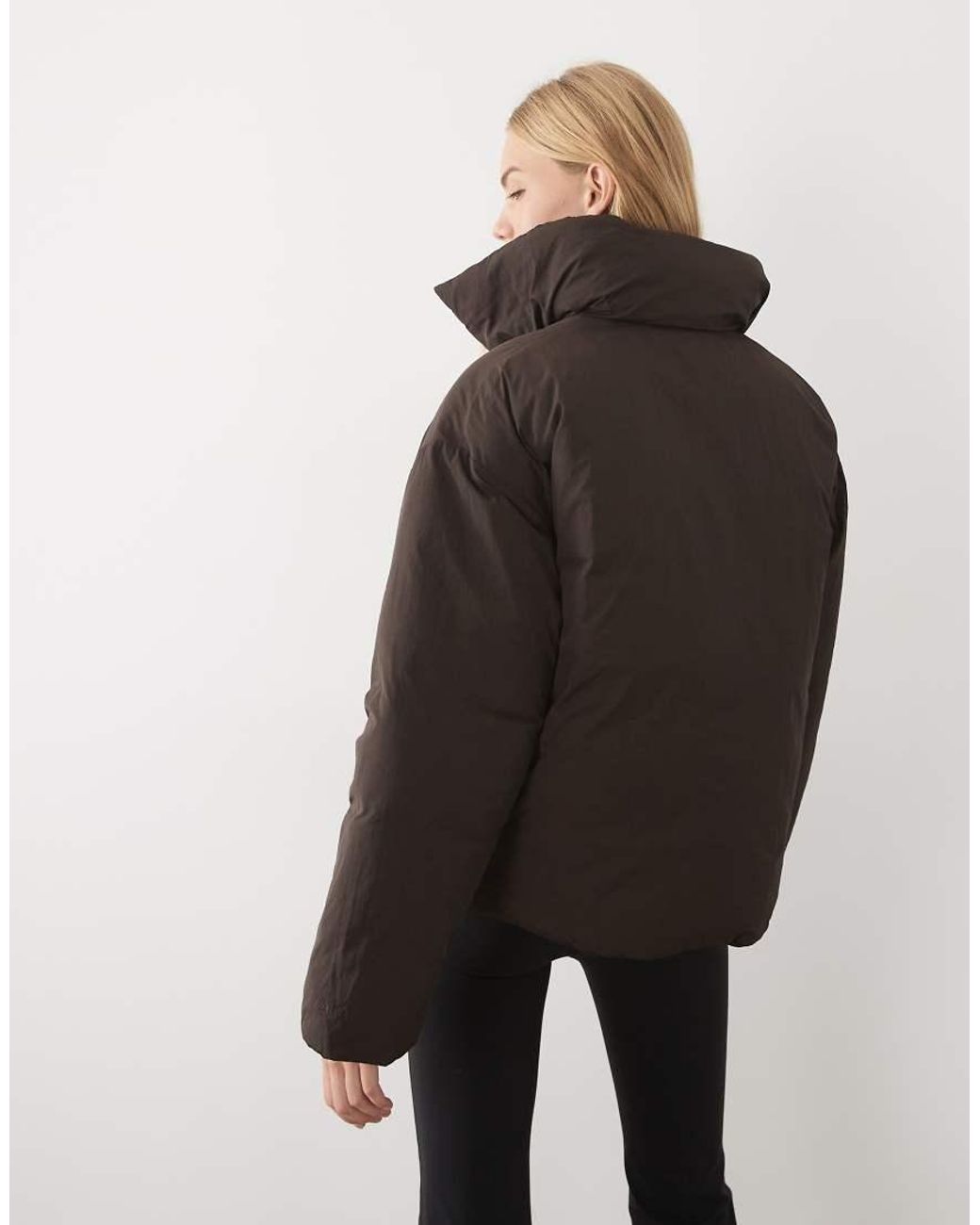 Tala Gray Reversible Wrap Puffer Jacket