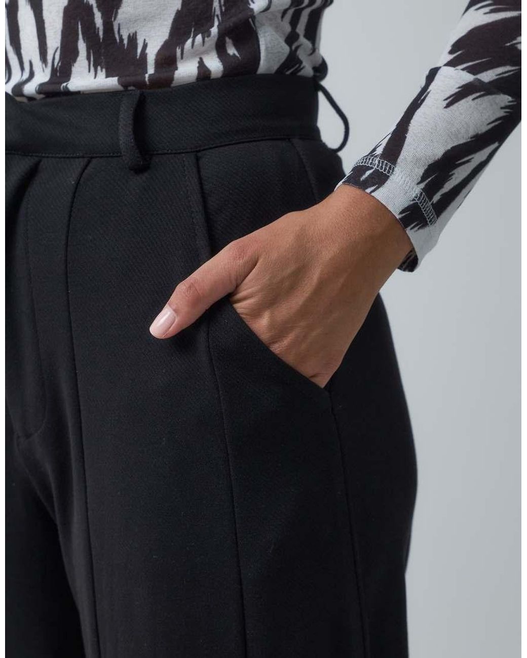 ASOS Blue Jersey Twill Barrel Leg Trouser