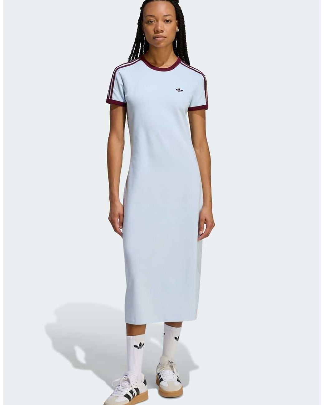 Adidas Originals Blue 3 Stripes Dress (Slim)