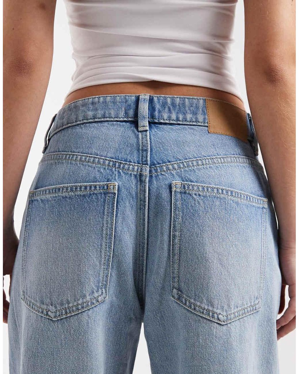Cotton On Blue Curvy 91 Straight Jeans