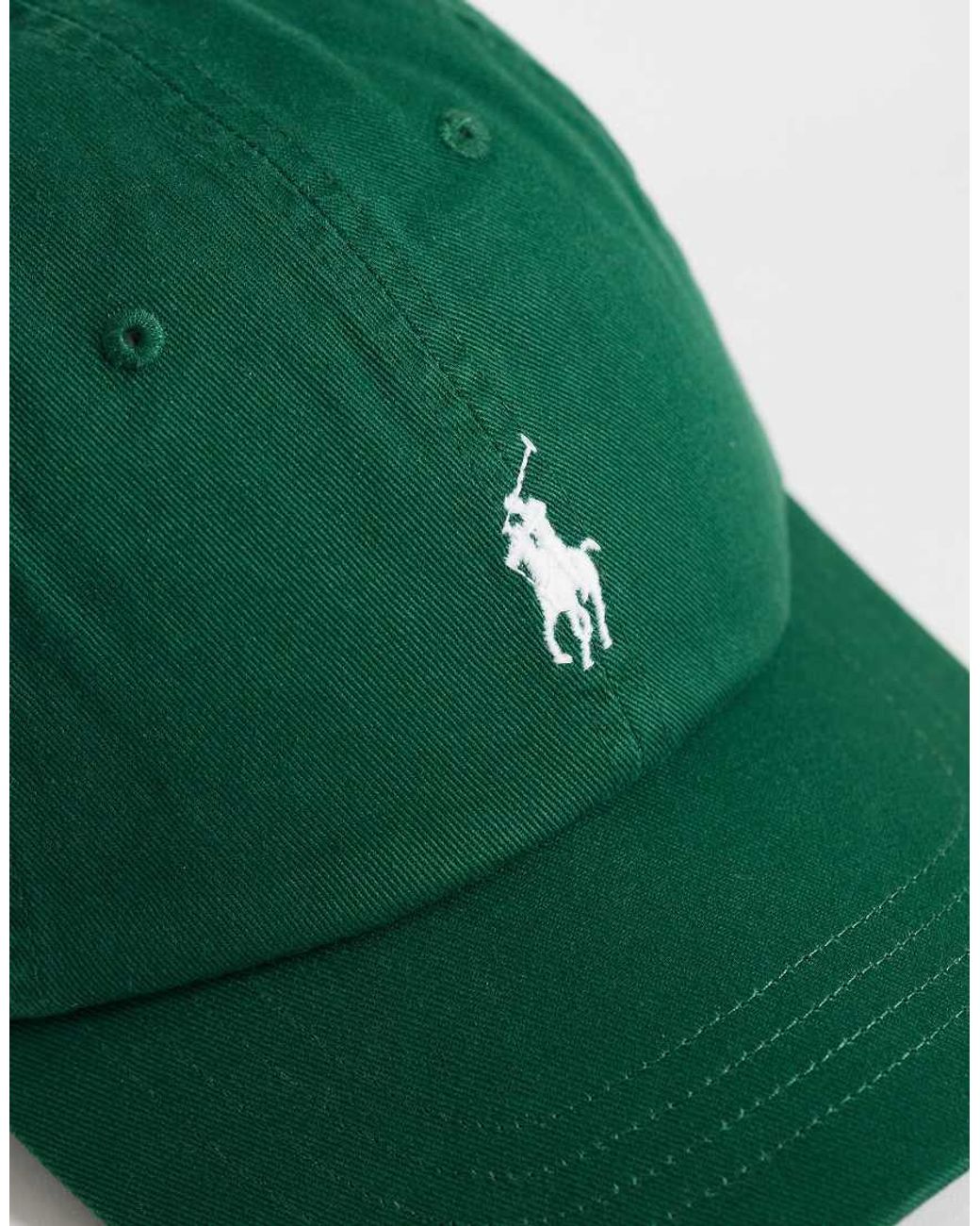 Polo Ralph Lauren Green Icon Logo Twill Baseball Cap for men